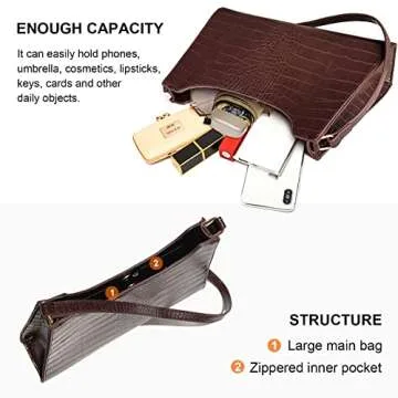 Stylish AMHDV Retro Shoulder Bag for All Occasions