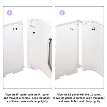 RIZZARI Millions Sold Wordwide Cat Litter Box, Large Top Entry Anti-Splashing Litter Box with Lid, Enclosed Plastic Litter Box with Handy Litter Scoop, Drawer Type Toilet Easy Cleaning (Carbon Black)