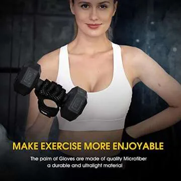 Viomir Workout Gloves for Weight Lifting and Gym Use