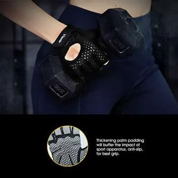 Viomir Workout Gloves for Weight Lifting and Gym Use