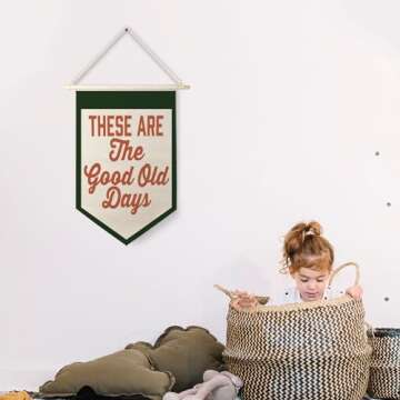 Stylish Qpenm Hanging Wall Canvas Quote Banner