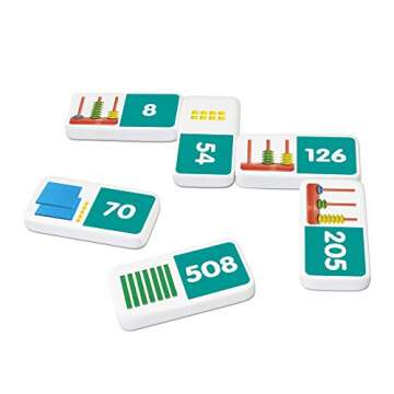 Junior Learning Place Value Dominoes Educational Action Games