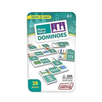 Junior Learning Place Value Dominoes Educational Action Games