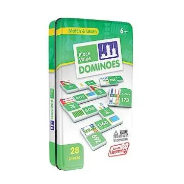 Junior Learning Place Value Dominoes Educational Action Games