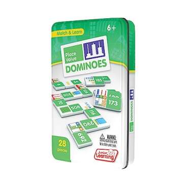 Junior Learning Place Value Dominoes Educational Action Games