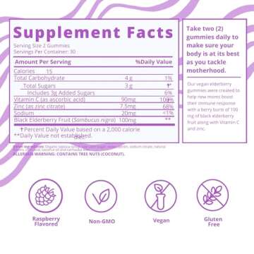 Baby Blues Postpartum Pack (Pack of 3) - Vitamin Kit for New Moms: Hair, Energy, and Immunity Support - Assorted Flavors - Non GMO, Gluten-Free Supplements