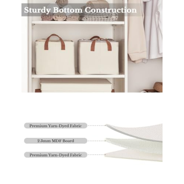 StorageWorks Large Fabric Storage Bins with Metal Frame