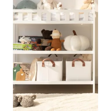 StorageWorks Large Fabric Storage Bins with Metal Frame