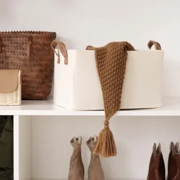 StorageWorks Large Fabric Storage Bins with Metal Frame