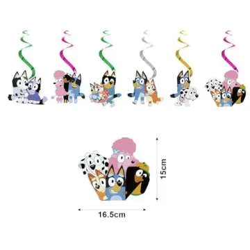 Generic Birthday Party Cartoon Blue Dog Banner Boys and girls Theme festival event background decoration supplies