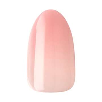 KISS LoveShackFancy x imPRESS Press-On Manicure Limited Edition, Style "Blushing Lavender" Medium Almond Pink Press-On Nails, Includes Prep Pad, Mini Nail File, Cuticle Stick, & 30 Fake Nails