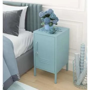 Aiasuit Adjustable Metal Storage Cabinet for Home Decor