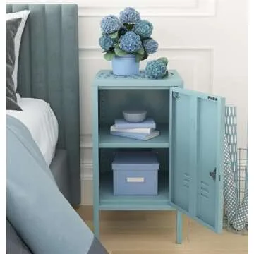 Aiasuit Adjustable Metal Storage Cabinet for Home Decor