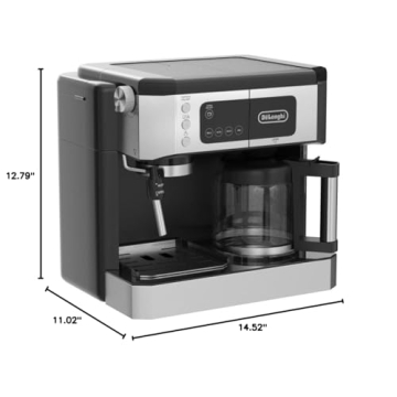 De'Longhi All-in-One Coffee Maker with Advanced Milk Frother