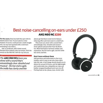 AKG Noise Canceling Headphone N60 for Exceptional Sound