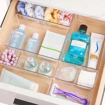 Vtopmart Clear Drawer Organizers Set for All Spaces