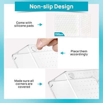 Vtopmart Clear Drawer Organizers Set for All Spaces