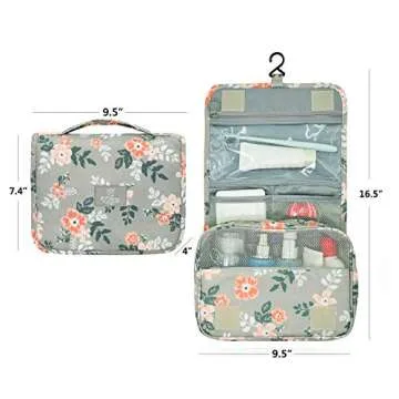 EPQUEEN Travel Makeup Bag for Women - Lightweight & Stylish Organizer
