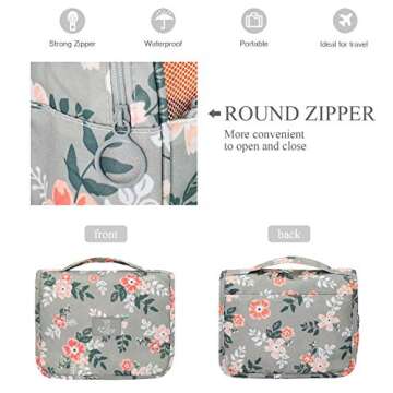 EPQUEEN Travel Makeup Bag for Women - Lightweight & Stylish Organizer