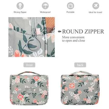 EPQUEEN Travel Makeup Bag for Women - Lightweight & Stylish Organizer