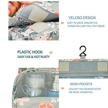 EPQUEEN Travel Makeup Bag for Women - Lightweight & Stylish Organizer