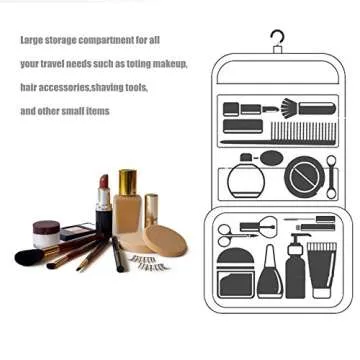 EPQUEEN Travel Makeup Bag for Women - Lightweight & Stylish Organizer