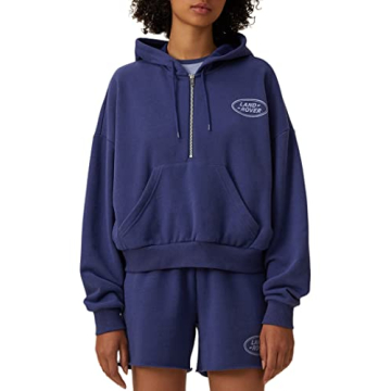 Land Rover Women's Emblem Stylish Hoodie for Comfort
