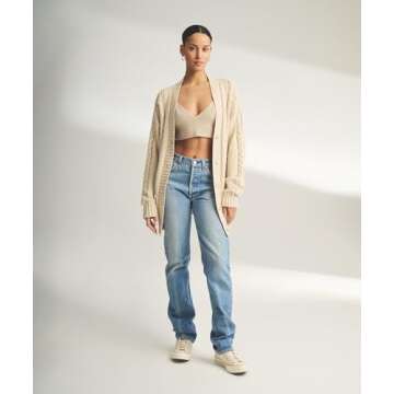 Shop NAADAM Women Cafe Cashmere Cardigan - Ecru