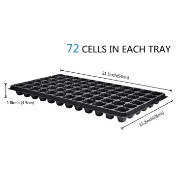 Quality IUMÉ Seed Starter Kit 72 Cell Germination Trays