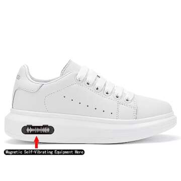 NewEndostar Women's Fashion Sneakers,Vibration Height Increase Shoes Lightweight Comfortable Casual ...