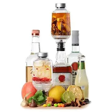 Prepara Tastemaker Craft Mixologist Liquor/Wine Infuser, 9 fl. oz, clear