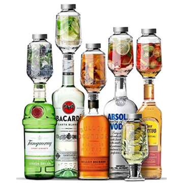 Prepara Tastemaker Craft Mixologist Liquor/Wine Infuser, 9 fl. oz, clear