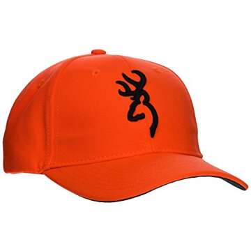 Browning womens Baseball Browning 30840501 Cap Safety 3D Bkmk Blaze Blk, 3d Blaze, One Size US