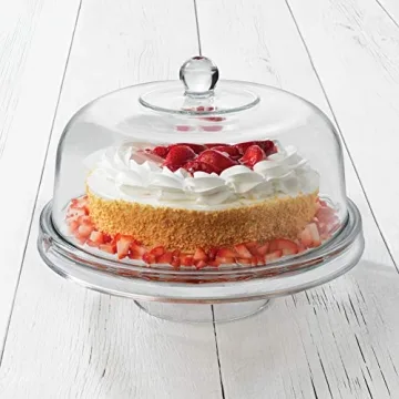 Libbey Selene 6 in 1 Cake Stand & Bowl