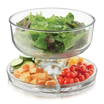 Libbey Selene 6 in 1 Cake Stand & Bowl