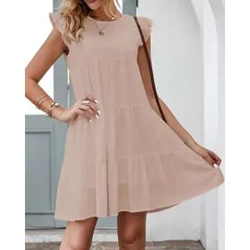 KIRUNDO Women's Flowy Summer Dress for Any Occasion
