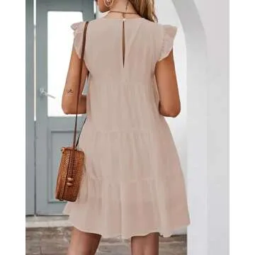 KIRUNDO Women's Flowy Summer Dress for Any Occasion