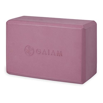 Gaiam Yoga Block - Supportive Latex-Free EVA Foam Soft Non-Slip Surface for Yoga, Pilates, Meditatio...