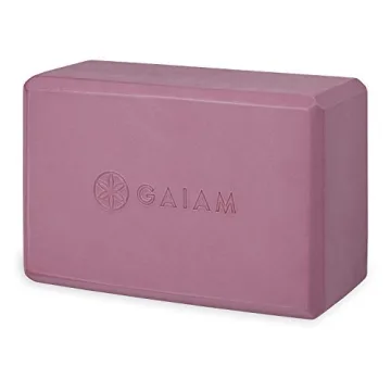 Gaiam Yoga Block - Versatile Supportive Tool for Yoga, Pilates, Meditation (Blush)