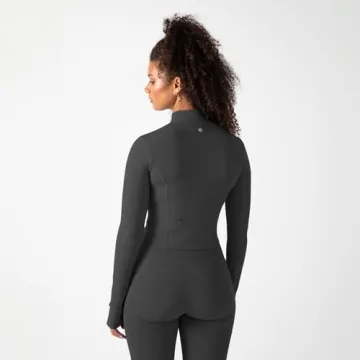 YITTY Women's UltraLuxe Cropped Jacket for Workouts