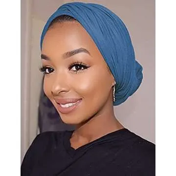 Harewom Headscarf: Fashionable Long Stretch Turban Wrap