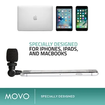 Movo SmartMic Bundle with Lightning Dongle for iPhones