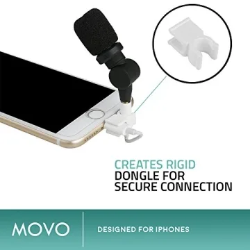 Movo SmartMic Bundle with Lightning Dongle for iPhones