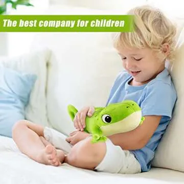 Zhanmai Plush Chameleon Toy - Cute and Soft 11.8 Inch