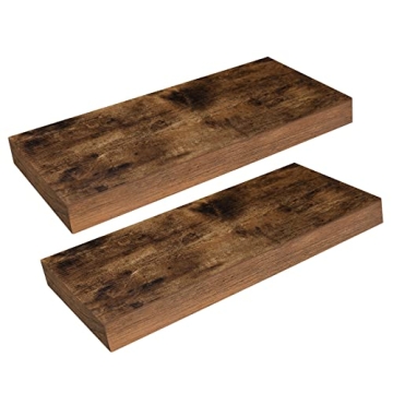 HOOBRO Floating Shelves - Stylish Set of 2 for Home Decor