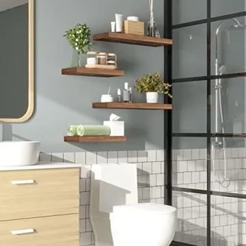 HOOBRO Floating Shelves - Stylish Set of 2 for Home Decor
