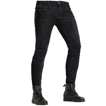 Stylish Summer Motorcycle Riding Jeans with Armor
