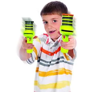 Toysmith: Zip Shot Shooter Foam Disc Toy Target Blaster (7"), Includes Hours of Fun, Wage Battles with your Friends, For Boys & Girls Ages 6 and up