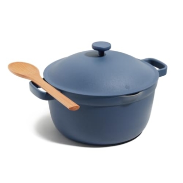 Our Place Perfect Pot - 5.5 Qt Nonstick Ceramic Sauce Pan with Lid | Versatile Cookware for Stovetop...