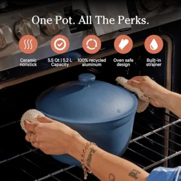 Our Place Perfect Pot - Versatile 5.5 Qt Nonstick Cookware